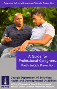 Youth Suicide Prevention Guide (Cover 1 - Young man)
