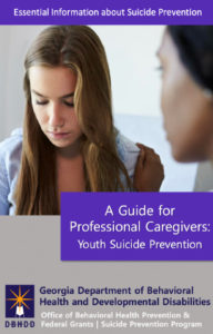 Youth Suicide Prevention Guide (Cover 1 - Young woman)