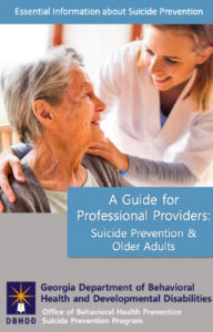 Suicide Prevention & Older Adults Guide (Cover 3 - Older woman)