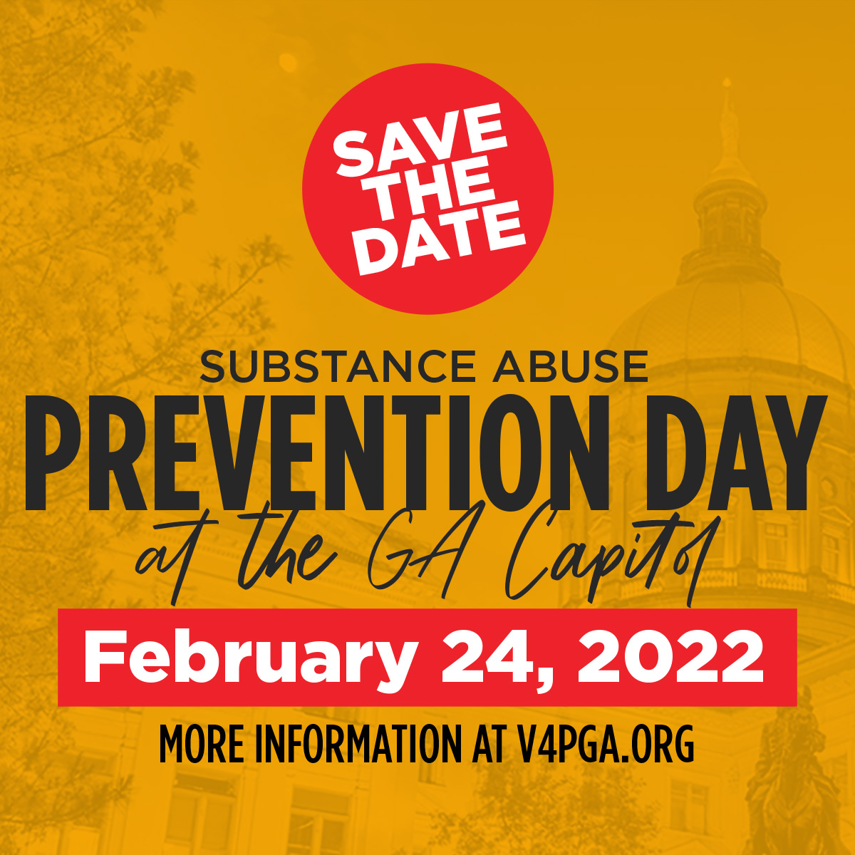 Substance Abuse Prevention Day at the Capitol 2022 Prevent Suicide GA